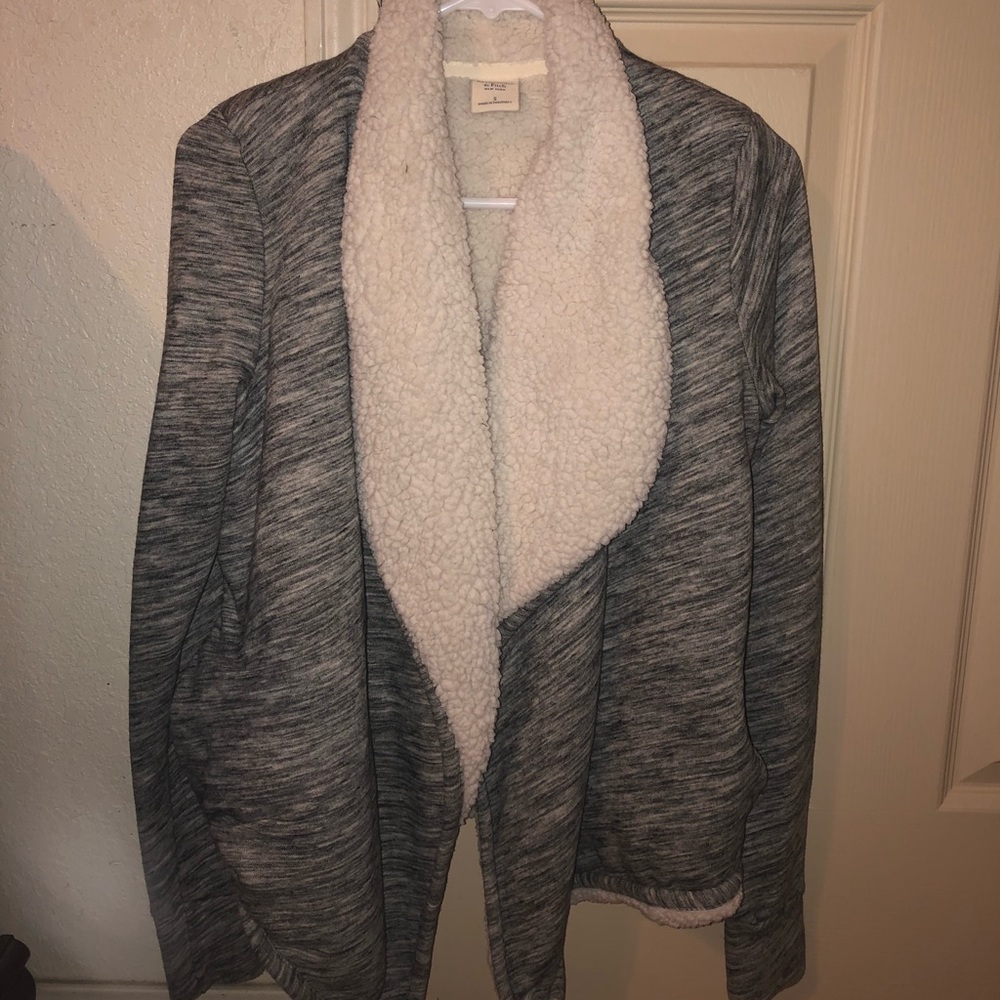 Winter fuzzy coat